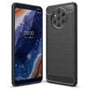 Flexi Slim Carbon Fibre Case for Nokia 9 PureView - Brushed Black